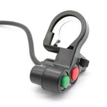 Manubrio modificato per moto, interruttore elettrico per bicicletta elettrica/scooter, pulsante di accensione/spegnimento del clacson e degli indicatori di direzione, interruttore della luce, manubrio da 7/8 per motocicletta