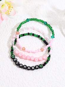 ZIRUISP 1 对邪恶灵感友谊手链，邪恶女王王后公主玻璃串珠首饰，极简主义 Y2K 风格，适合音乐节、四季礼物、情人节礼物、妈妈、母亲、母亲节、礼物 - 1對皇冠女巫帽平結編織手鍊 - 查看 8