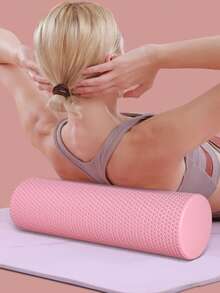 1 pieza Rodillo de espuma sólida de EVA para yoga, relajación muscular, rodillo de masaje para principiantes, rodillo de fitness profesional para yoga y pilates
