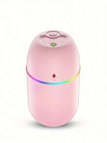 Humidificador de aromaterapia portátil USB - Adaptabilidad multiambiental, aire hidratante, luces LED relajantes, colores vibrantes, difusión continua de fragancias para una atmósfera relajante