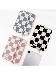 韩版格子 iPad 内胆包，13/14 英寸笔记本电脑包，10/11 英寸平板电脑内胆包，单肩包和斜挎包 - 彩色 - 查看 8