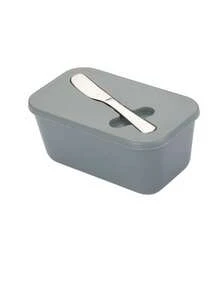 1 Set Butter Dish, Including 1 Large Butter Pot (For Countertop), 1 Sealed Butter Holder, And 1 Separate White Butter Knife, Kitchen Christmas Gift - Multicolor - View 13