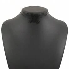 Mydear 1 件哥特式黑暗趣味假蜘蛛女巫帽蝙蝠项链，适合女性万圣节派对佩戴 - 黑色 - 查看 14