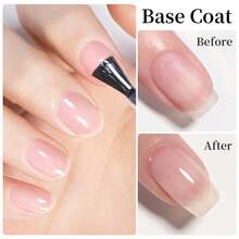 AWStorG 2Pcs 15ml Base Foundation No Wipe Top Coat Kit Transparent Vernis Semi Permanent UV Lacquer Varnish Gel Polish Nail Art Set