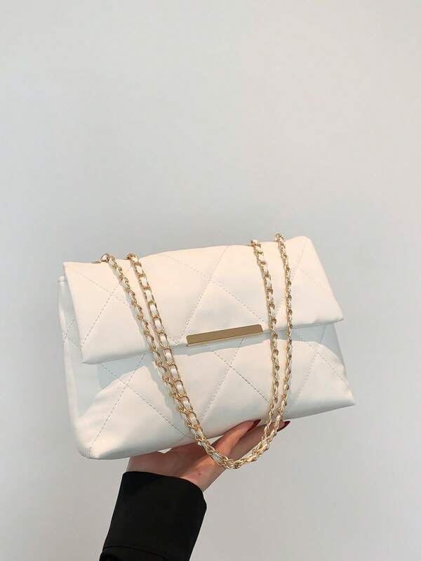 Sac fourre-tout polyvalent pour femmes, de couleur unie avec broderie