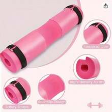 杠铃肩垫，加厚防滑健身房健身俯卧撑颈部支撑垫，力量训练锻炼 - 彩色 - 查看 4