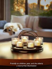 無火茶燭，帶電池操作的LED小蠟燭，適用於萬聖節，情人節，新年禮品，婚禮中心桌面裝飾，表面閃爍，仿真電動假小蠟燭，適用於婚禮，室內外桌上，萬聖節，復活節，節日派對，聖誕節等場合