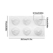 1 件硅胶圣诞帽慕斯蛋糕模具，6 腔套装，非常适合圣诞节烘焙和厨房装饰蛋糕模具，非常适合专业糕点厨师和家庭面包师圣诞节圣诞装饰圣诞睡衣圣诞礼物圣诞装饰
