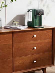 10 قطع مقابض أبواب الخزانة ذات الثقب الواحد، مناسبة للخزائن والدواليب والأدراج والخزائن الجدارية وخزائن الأحذية، مقابض دائرية ذهبية اللون ذات ثقب واحد، مصنوعة من سبيكة الزنك، مع البراغي المرفقة