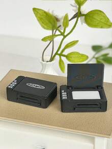 1pc Miniature Printer Model, Foldable Realistic Printer Toy, Prop For Pretend Play, Micro Realistic Office Model, Mini Printer Decor Piece - Suitable For Doll House Decoration