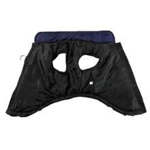 1 件秋冬加厚狗狗衣服，保暖棉背心，纯色宠物风衣外套，适合小型犬和猫，室内外使用