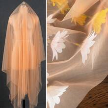 Tejido elástico de malla de color crema - Body transparente, material de diseño DIY, 63 pulgadas de ancho x 36/108/180 pulgadas de largo, peso de 40 gramos por metro cuadrado - multicolor - Ver 23