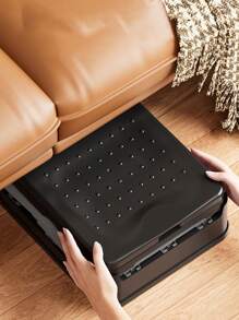 1Pc Camping Toilet, Portable Toilet For Adults, 14'' Camping Toilet With Lid, Camp Toilet With Holder, Portable Potty For Camping, Hiking, RoadTrip, Car, Tent, Truck Drivers