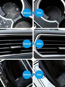 1pc Reusable Car Cleaning Gel - Suitable For Interior Cleaning, Keyboards, Calculators And Other Multi-Purpose Cleaning Uses, Reusable Car Cleaning Gel Set, Includes Built-In Keyboard Vent Cleaner, Interior Cleaning Tool And Men's Garage Storage & Organization Gift, Car Cleaning Gel Detailing Filler, Car Detailing Tools, Car Interior Cleaner, Slime Car Accessories, Car Kit, Keyboard Cleaner. (Random Color & Style)