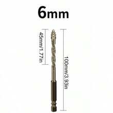 3pcs Eccentric Tooth Saw Drill Bits, Tools Multi-Function For Metal, Stainless Steel, Concrete, Glass, Ceramic Tile Hole Punching Christmas - Multicolor - View 9