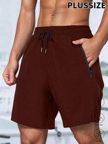 大码男士户外健身运动短裤、速干训练裤