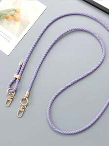 Adjustable Handmade Braided Leather Cord Crossbody Bag Chain Replacement Strap, Versatile Bag Charm Accessory - Multicolor - View 11