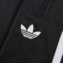 Adidas FBIRD TP 女士宽松运动裤，户外健身跑步日常商务休闲裤 KB2467 - 黑色/白 - 查看 4