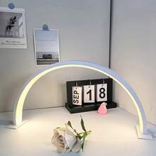 1 Peça Lâmpada de Unha Meia-Lua LED, 3 Efeitos de Cor e 10 Níveis de Brilho, Lâmpada de Unha Rosa/Branca Alimentada por USB - Adequada para Lâmpada de Unha de Quarto e Iluminação de Artesanato, Presente Perfeito para Iniciantes e Profissionais