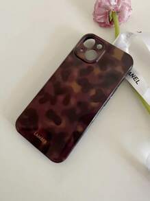 Fashionable Leopard Print Tie Dye Gradient Phone Case Suitable For IPhone 17Promax/17air/17/17Pro/16Promax/16/15Pro/14/13/12/11promax/13Pro, Personalized Middle Eastern Design, Hard PC Material Phone Case