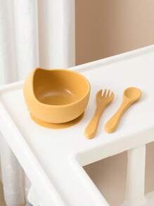 3PCS Personalized Customization Name And Pattern Baby Silicone Tableware Suction Bowl Soft Spoon Fork Feeding Learning Sets For Baby Solid Color Utensils Kids Custom Food Storage,Multi-Functional,Ornamental,Letter,Stylish,Modern,Colorful,Cute,Adorable,Casual,Custom,Personalised,Unique,Customized,Ideal Gifts For Him,Ideal Gifts For Her,Multi-Functional,Ornamental,Letter,Stylish,Modern,Colorful,Cute,Adorable,Casual,Custom,Personalised,Unique,Customized,Ideal Gifts For Him,Ideal Gifts For Her, Son, Daughter,Christmas Gift - Multicolor - View 15