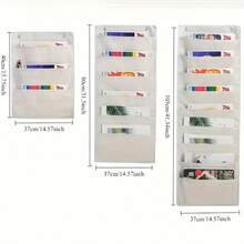 1pc Office File Folder Handheld & Wall-Mounted Document Organizer
