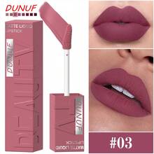 DUNUF 1pcs Liquid Matte Lipstick Velvet Matte Women'S Makeup ,Long-Lasting Waterproof Non-Stick Cup Non-Fade Lip Gloss , Waterproof And Long-Lasting,Ideal For Holidays And Halloween, Christmas, Valentine'S Day - 彩色 - 查看 13