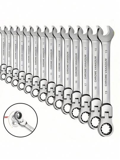 1件套棘轮扳手套装，包含各种迷你扳手，1件装，价格实惠，物超所值，汽车维修工具，家居维修工具