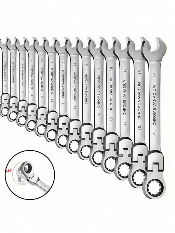 Jeu de clés à cliquet actives, il y a un certain nombre de petites clés, pièce unique, emballage abordable, le roi du rapport qualité-prix, outils de réparation automobile, outils de réparation domestique
