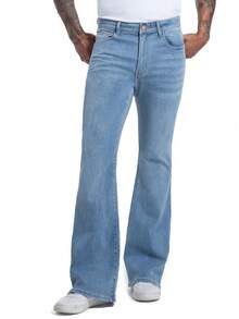 Men's Bell Bottom Jeans 60s 70s Outfits For Men,Mens Bell Bottoms Pants Flare Jeans Light Blue - Medium Wash - View 3