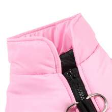 1 件秋冬加厚狗狗衣服，保暖棉背心，纯色宠物风衣外套，适合小型犬和猫，室内外使用