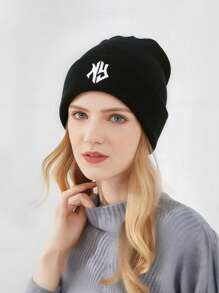 3 peças/Conjunto Gorro Minimalista Tricotado Unissex, Touca, Luvas Aquecedoras de Mão e Máscara Facial, Adequado para Uso Diário no Outono/Inverno e Esportes ao Ar Livre como Caminhada, Esqui, Ciclismo Acessórios de Inverno