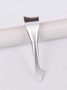 1 Stück ultra-flacher Grundierungs- und Gesichtsmasken-Pinsel, doppelseitiges multifunktionales Make-up-Tool für Anfänger, um mühelos ein selbstbewusstes Aussehen zu kreieren