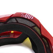 Motorcycle Goggles, Adjustable Strap Windproof Scratch Resistant Ventilated For Sports Cycling Snowboard - All Red + Yellow - View 4