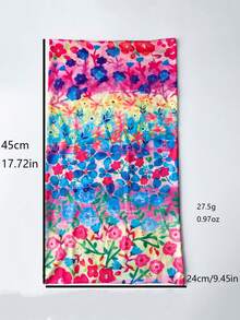 1 Peça Faixa de Cabelo Feminina Sweatband, Faixa de Cabeça Versátil e Fashion Feminina em Cores Sólidas e Estampa Floral Tie-Dye, Adequada para Penteados, Lavagem de Rosto, Proteção Solar, Cobertura do Pescoço, Elástica e Respirável, Ideal para Esportes ao Ar Livre, Corrida, Fitness, Yoga, Acessórios de Moda Casual para Cabelo