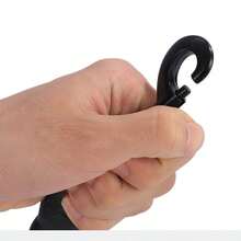 圆绳防擦伤防爆反光宠物牵引绳，适用于中大型犬的狗牵引绳 - 黑色 - 查看 3