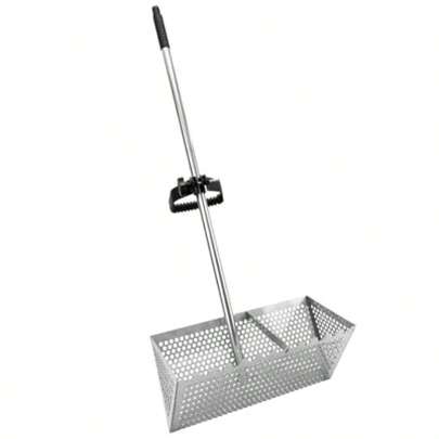 Sand Flea Rake Durable Rake For Beach Easy To Install Sharp Teeth Wide Basket Beach For Sand Detachable Practical Tools For Finding