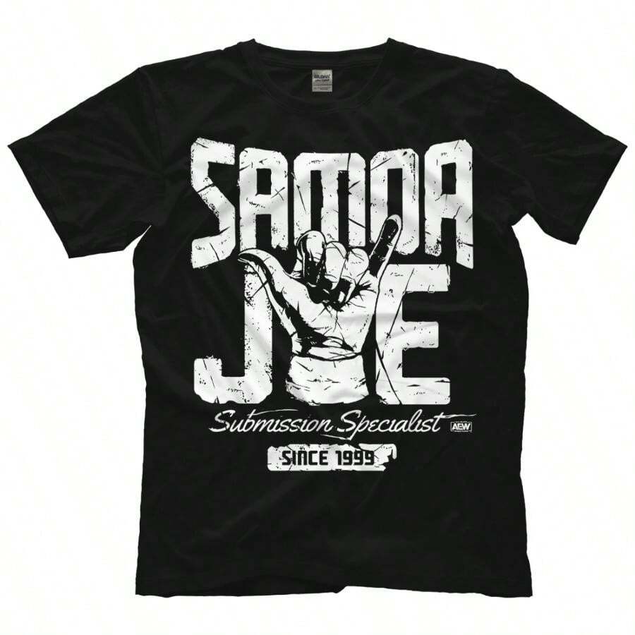 Samoa Joe - Submission Specialist AEW Official T-Shirt - màu đen - Xem 1