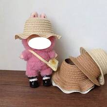 17cm Hanging Blind Doll Keychain, Fashion Multi-Color Lace Hat, Versatile Outfit Accessory (Doll And Shoes Not Included) - Multicolor - View 1