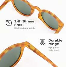 ZENOTTIC Polarized Round, Stylish For Men And Women Retro Classic, Multi-Style Selection