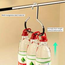 Estante metálico ahorra espacio - Estante colgante portátil de acero de aleación, adecuado para gorras de béisbol, etc. - Excelente para la organización en dormitorios y hogares - Multicolor - Ver 5