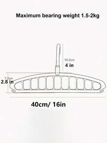Cabide Multiuso Rotativo 360° Economizador de Espaço, Cabide Espiral de Plástico Economizador de Espaço para Dormitório de Estudante, Casa, 1 Armazenamento 11 Roupas, Adequado para Casa, Dormitório e Viagem - Cabide Dobrável para Secar Calças, Camisas e Saias, Primavera, Minimalista, Tops de Verão - Multicolorido - Visão 9