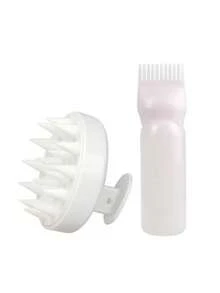 2 件/套沙龙发油涂抹瓶带按摩梳套装，适用于涂抹染发剂或精油，放松头皮按摩，易于使用，适用于专业沙龙或个人护理，染发瓶，头发造型个人护理工具（2/1 件）可用 - 彩色 - 查看 16