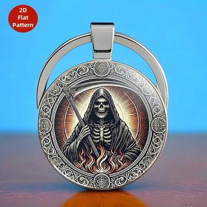 1个钥匙扣，新款时尚个性造型钥匙扣吊坠，送礼佳品，日常休闲魅力，现代简约设计，提升包包和钥匙的格调，轻巧耐用，彰显个人风格，生日、节日、假日和特殊场合的理想小礼物，包包、钱包、钥匙扣的完美日常伴侣。