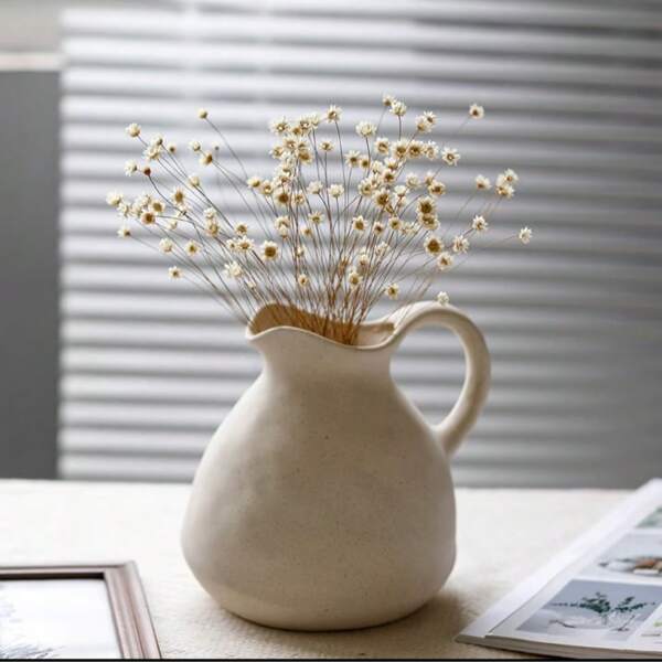 100pcs Natural Dried Brazilian Chamomile Flowers, Mini Daisy Bouquet Decor, Suitable For Craft Projects, Wedding Floral Arrangements, And Home Decoration
