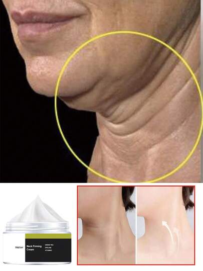 TRSTAY: Neck Firming Cream Reduces The Visibility Of Wrinkled Skin And Helps Improve The Appearance Of Skin Elasticity.