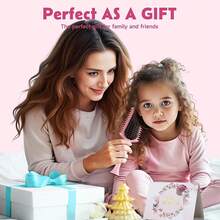 Curly Hair Brush Volume Curly Defining Brush For Effortlessly Detangling Shaping And Styling Curls, Curl Brushes Suitable For All Wet Or Dry Hair Types, Gifts Idea For Women And Men (Green) - 粉色 - 查看 5