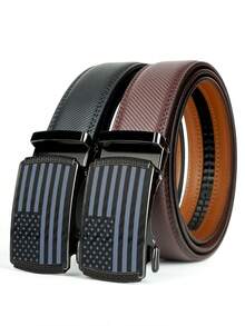 Men's Cowhide Genuine Leather Dress Belt, Adjustable Length, Ideal Choice For Gifts Fall, Autumn, Halloween Autumn-Winter Accessories,Suitable For Teens, Youth,Men,Casual, Outdoor, Athletic, Vacation, Graduation Gifts, Birthday, Daily Wear