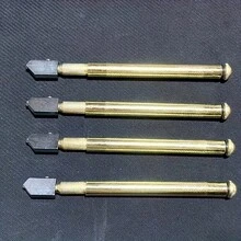 Multi-Functional Diamond Glass Cutter - Manual Tile And Mirror Cutting Tool, Batteryless, Steel Made, High-Speed Practical Glass Cutting Tool - Gold - View 3
