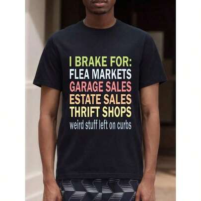 Camiseta de Alta Calidad para Entusiastas de Garajes y Tiendas de Segunda Mano que Aman las Antigüedades, 180G, Camiseta Familiar para Todas las Estaciones.